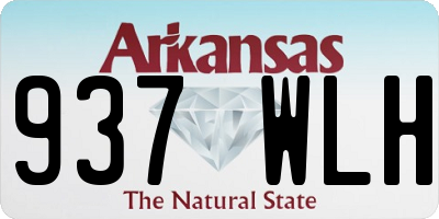 AR license plate 937WLH