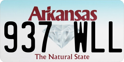AR license plate 937WLL