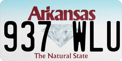 AR license plate 937WLU
