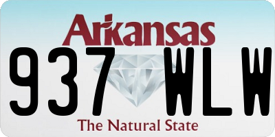 AR license plate 937WLW
