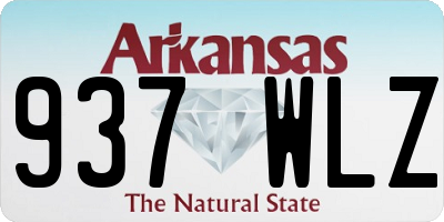 AR license plate 937WLZ