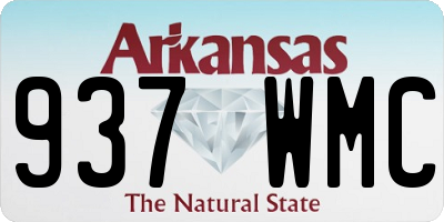 AR license plate 937WMC