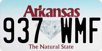 AR license plate 937WMF