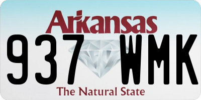 AR license plate 937WMK