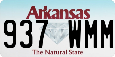 AR license plate 937WMM