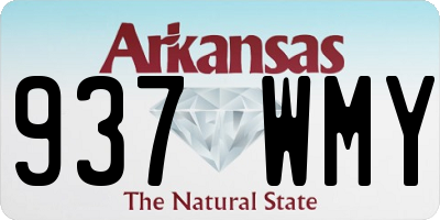 AR license plate 937WMY