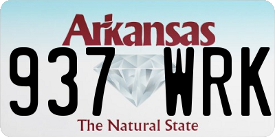 AR license plate 937WRK