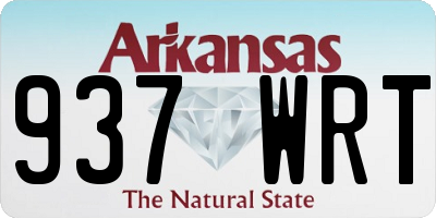 AR license plate 937WRT