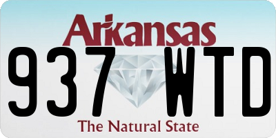 AR license plate 937WTD