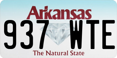 AR license plate 937WTE