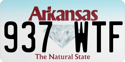 AR license plate 937WTF