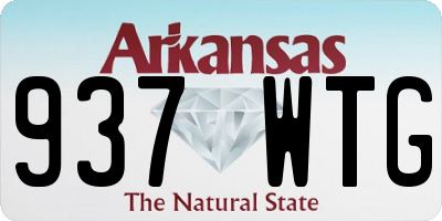 AR license plate 937WTG