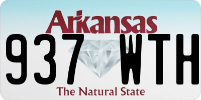 AR license plate 937WTH