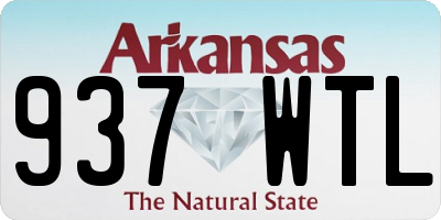 AR license plate 937WTL