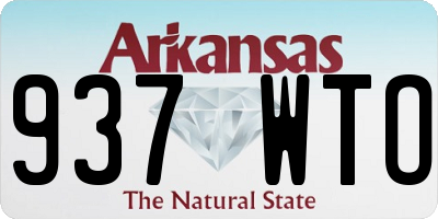 AR license plate 937WTO