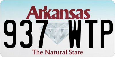 AR license plate 937WTP