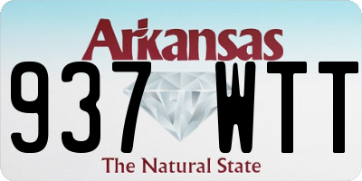 AR license plate 937WTT