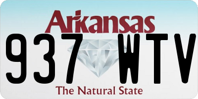 AR license plate 937WTV