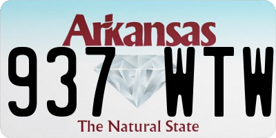AR license plate 937WTW