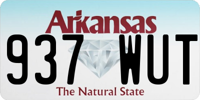 AR license plate 937WUT