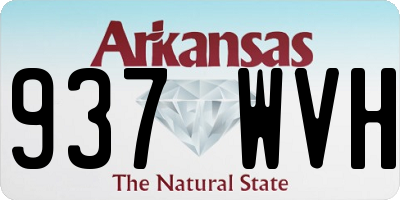 AR license plate 937WVH