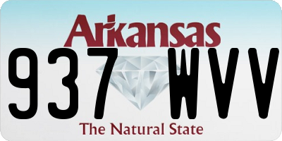 AR license plate 937WVV
