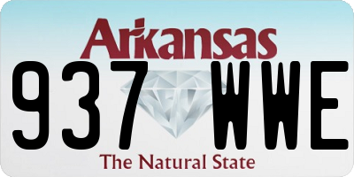 AR license plate 937WWE