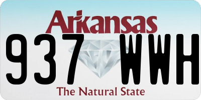 AR license plate 937WWH