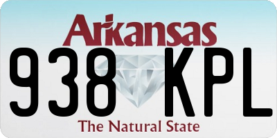 AR license plate 938KPL