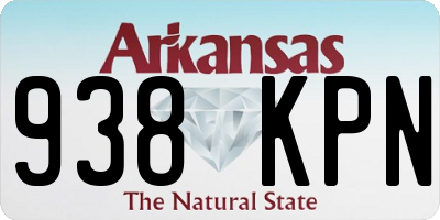 AR license plate 938KPN