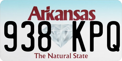 AR license plate 938KPQ