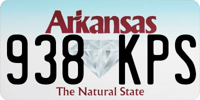 AR license plate 938KPS