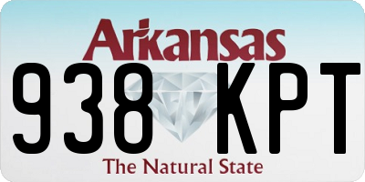 AR license plate 938KPT