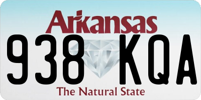 AR license plate 938KQA