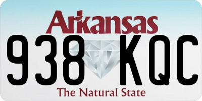 AR license plate 938KQC