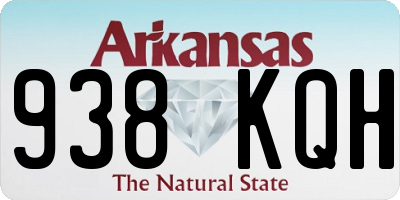 AR license plate 938KQH