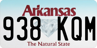 AR license plate 938KQM