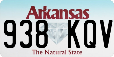 AR license plate 938KQV
