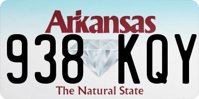AR license plate 938KQY