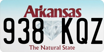 AR license plate 938KQZ