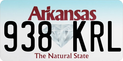 AR license plate 938KRL