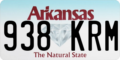 AR license plate 938KRM