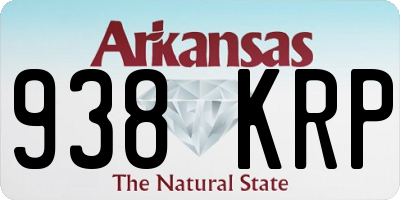 AR license plate 938KRP