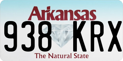 AR license plate 938KRX