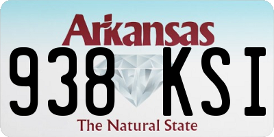 AR license plate 938KSI