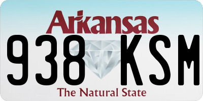 AR license plate 938KSM