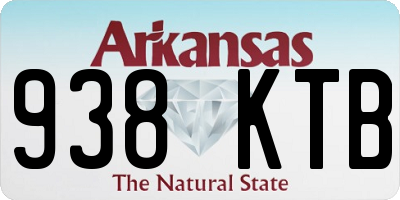 AR license plate 938KTB
