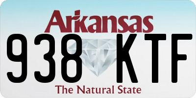 AR license plate 938KTF