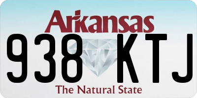 AR license plate 938KTJ