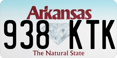 AR license plate 938KTK